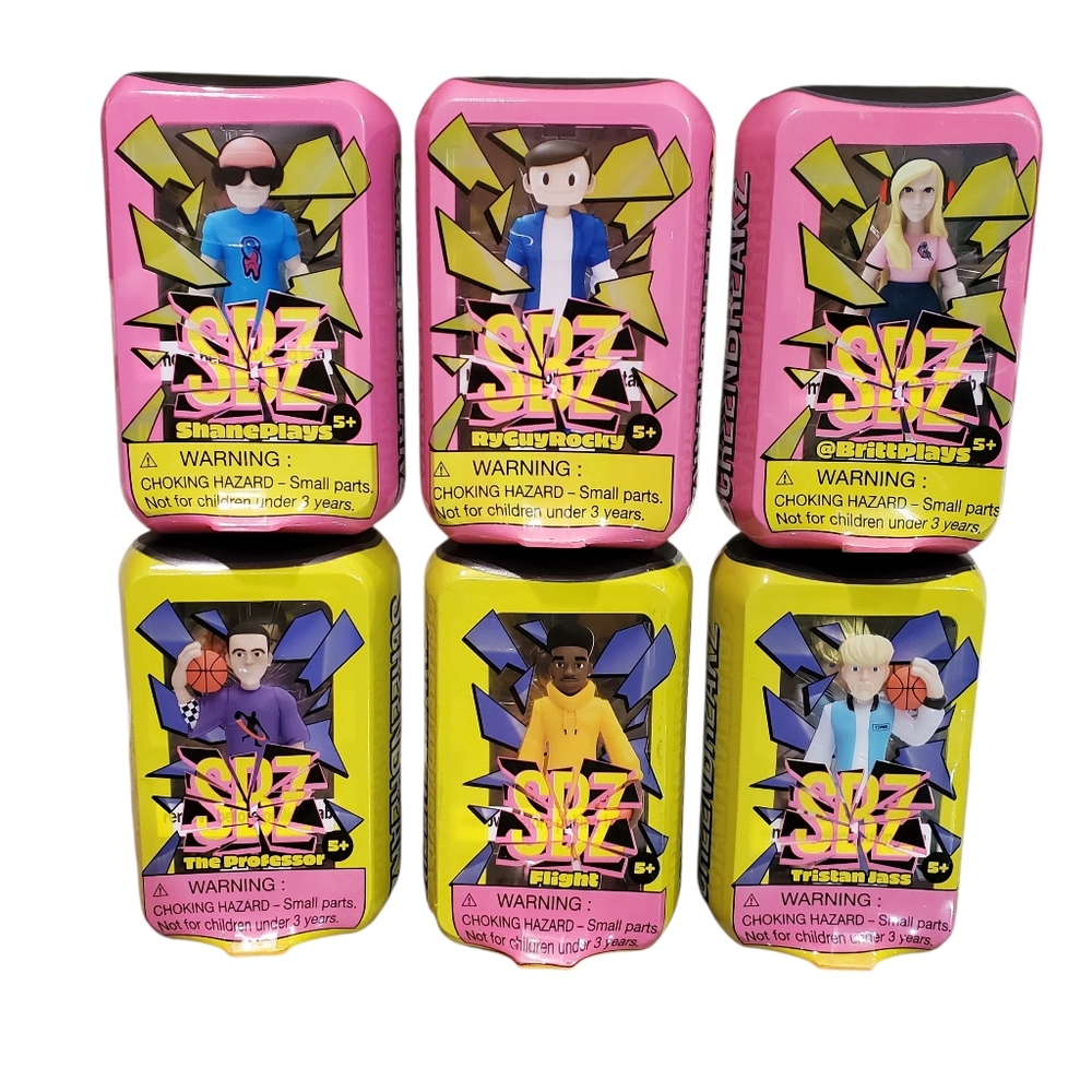 NEW ScreenBreakZ GamerZ Collection Unopened 4 Craftee Lot‎ Of 6